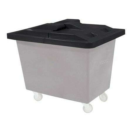 ROYAL BASKET TRUCKS R10-BKX-LDN Black Hinged Lid for 12 Cu. Ft. Poly Trucks 50AR10BKXLDN